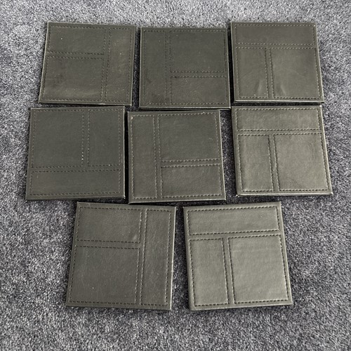 Set black faux leather - , 8