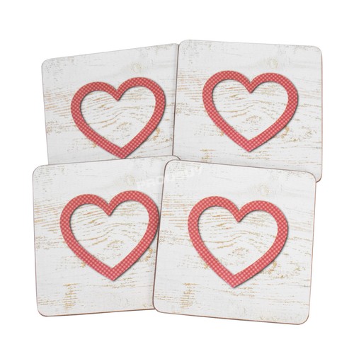 Set red heart - 8,