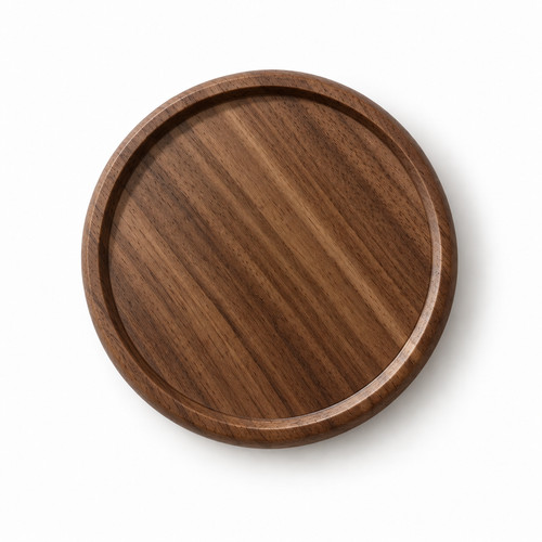 Natural wooden drink coasters - natural,