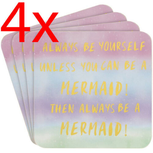 Set mermaid coasters - set,