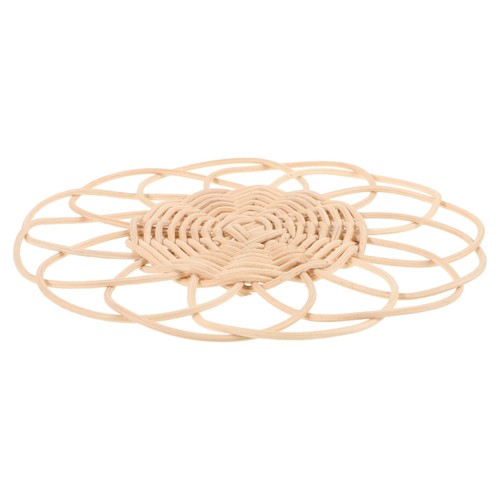Reusable rattan coasters with - rattan,