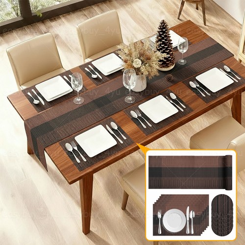 Placemats 6 coasters - &,