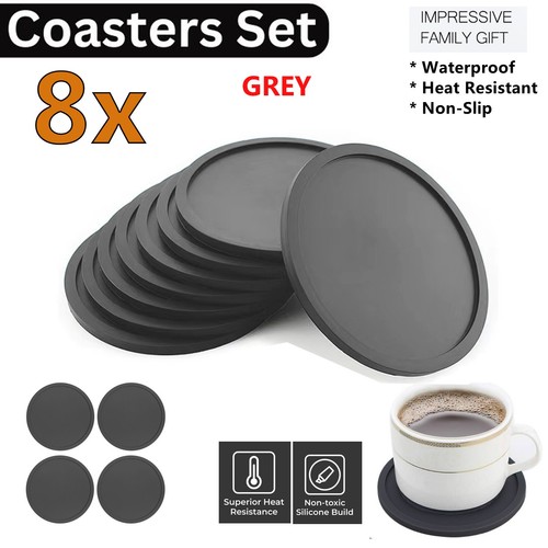 Silicone coasters non - 8x,