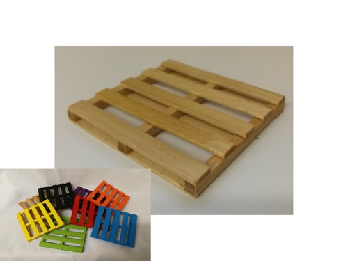 Wooden coasters mini pallet - wooden,