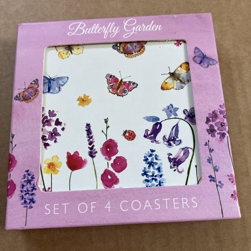 Set coasters butterfly - set, 4