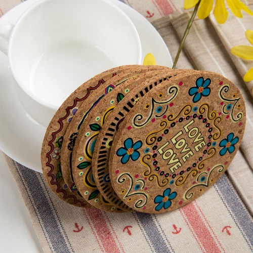 Pcs drinks mats and - 4,