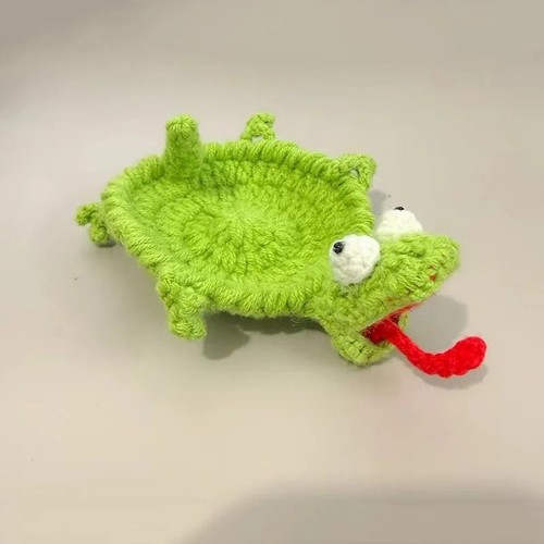 Crochet animal cup coaster - cup,