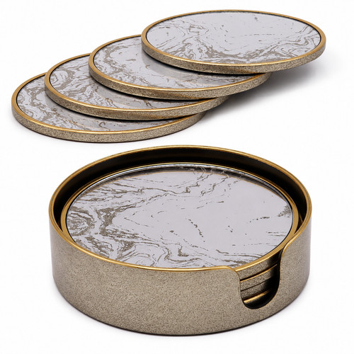 Set modern faux marble - set, 4