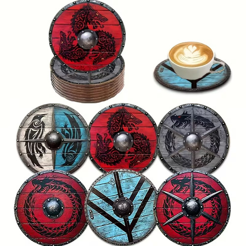 Pieces viking warrior shield - 6,